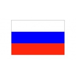 Наклейка автомобильная Флаг России 19х12